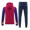 Barcelona Hoodie Trenings Collegegenser 2024-25 Rød - Herre